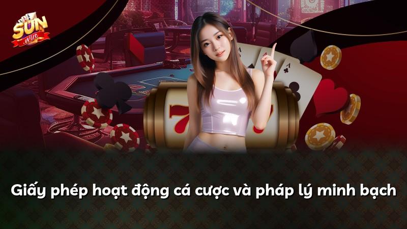 Giấy phép hoạt động cá cược và pháp lý minh bạch