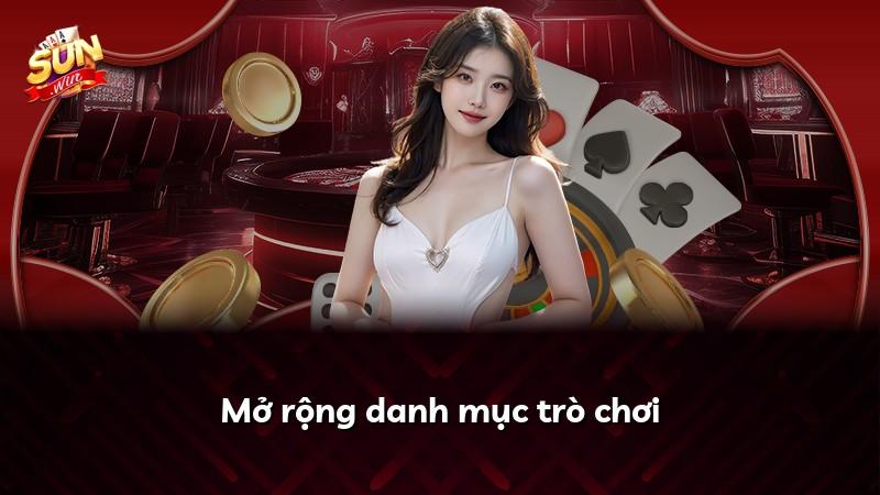 Mở rộng danh mục trò chơi